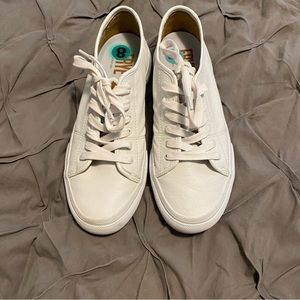 Frye White Leather Sneakers Size 8
